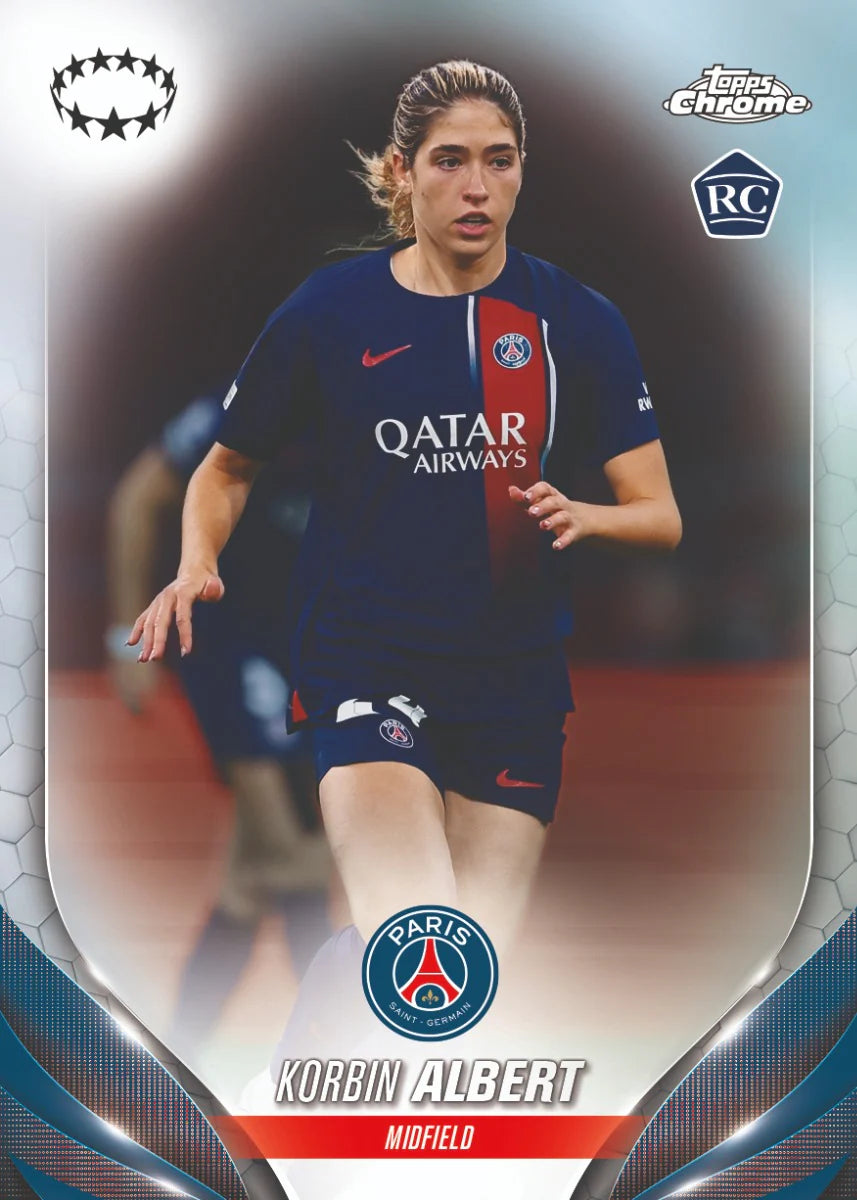 Topps Chrome UEFA Women's Champions League Hobby Box 2023-24