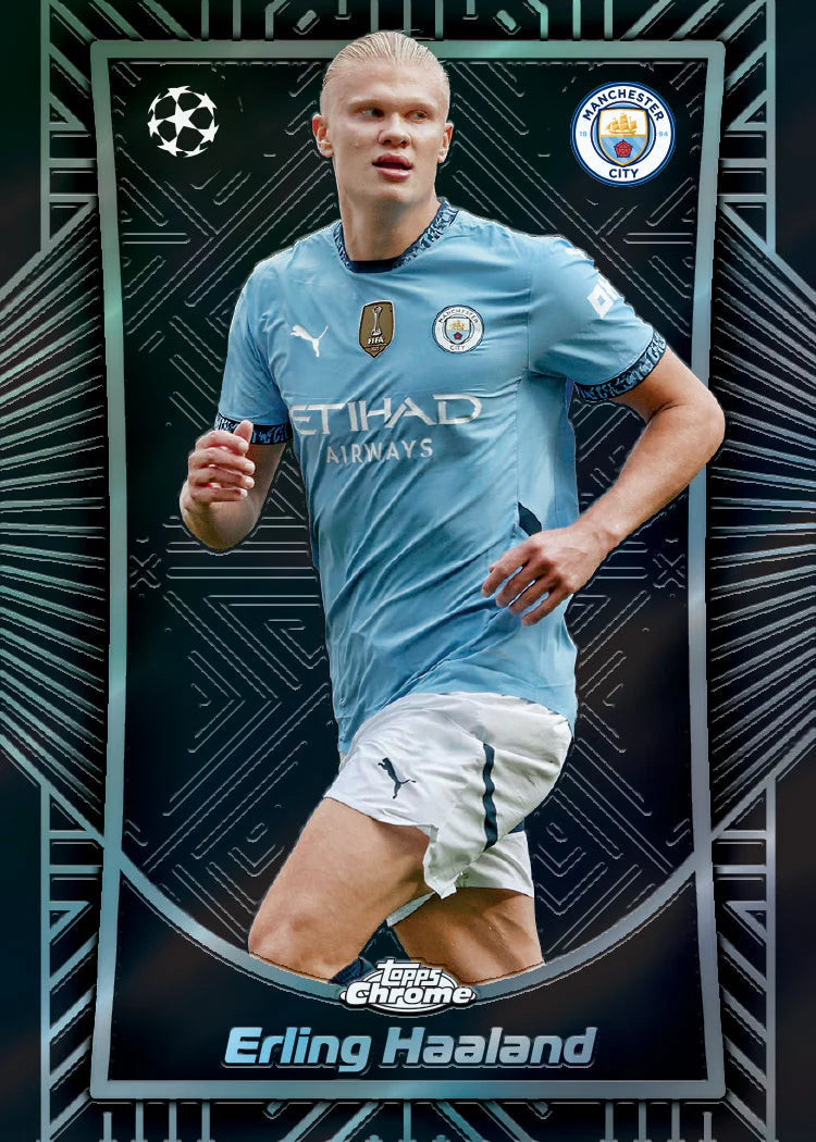 Topps UEFA Club Competitions Chrome Hobby Jumbo 2024-25