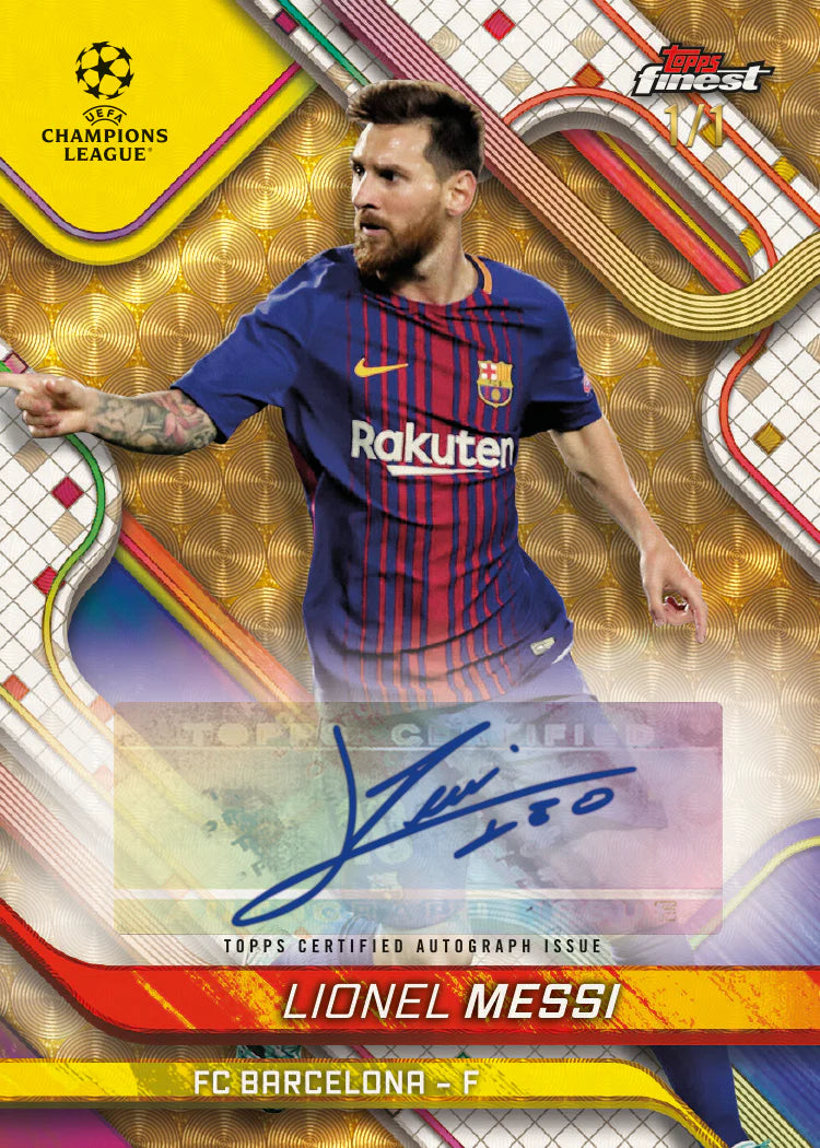 Topps Finest UEFA Club Competitions Hobby Box 2024/25