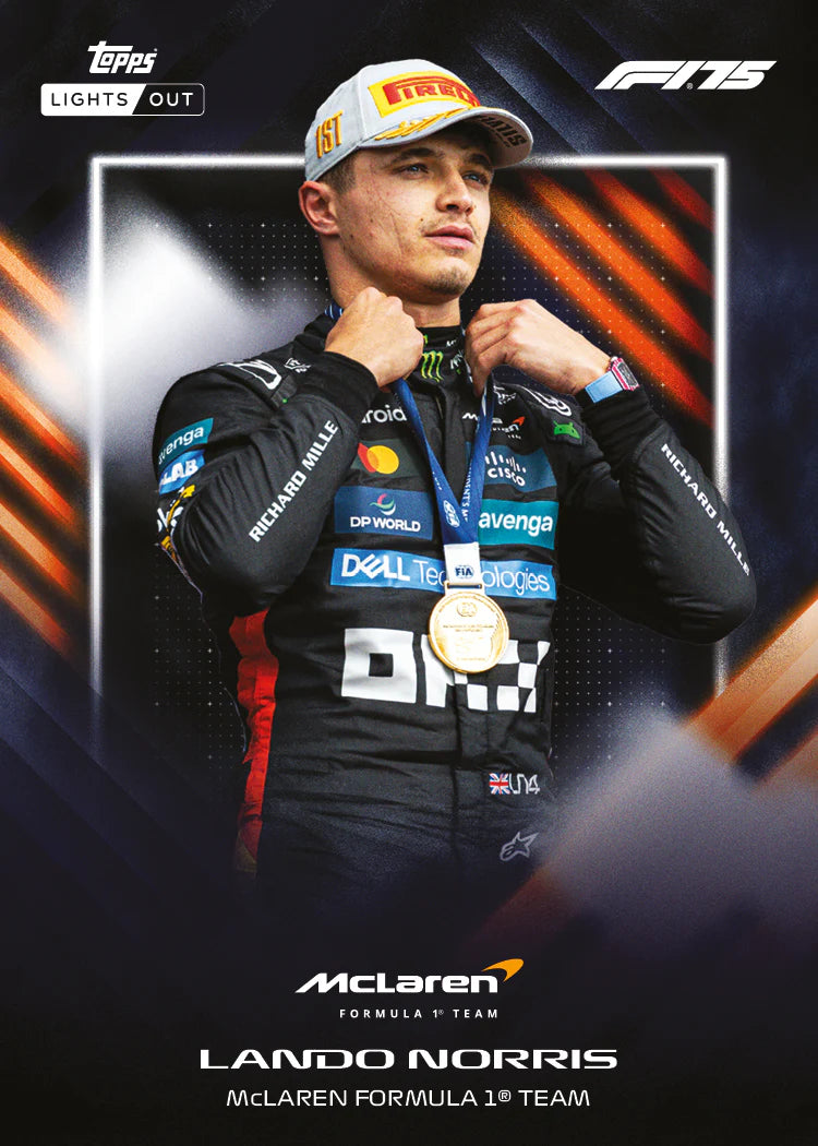 Topps Formula 1 Lights Out 2025 75th Anniversary Edition