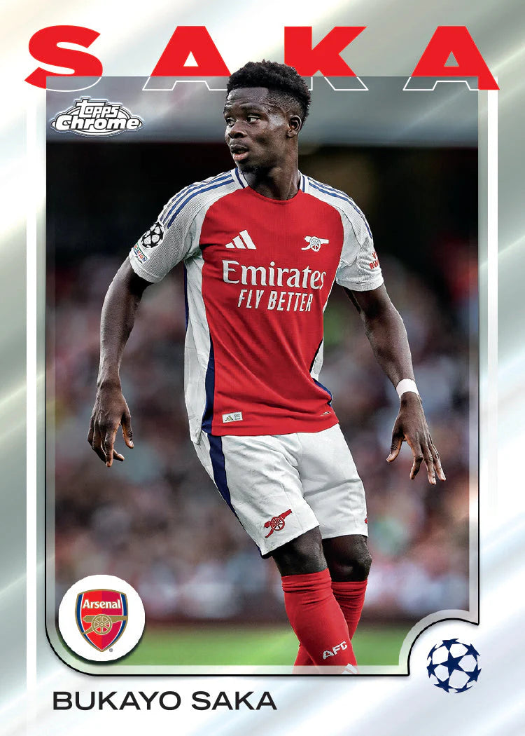Topps UEFA Club Competitions Chrome Hobby Jumbo 2024-25