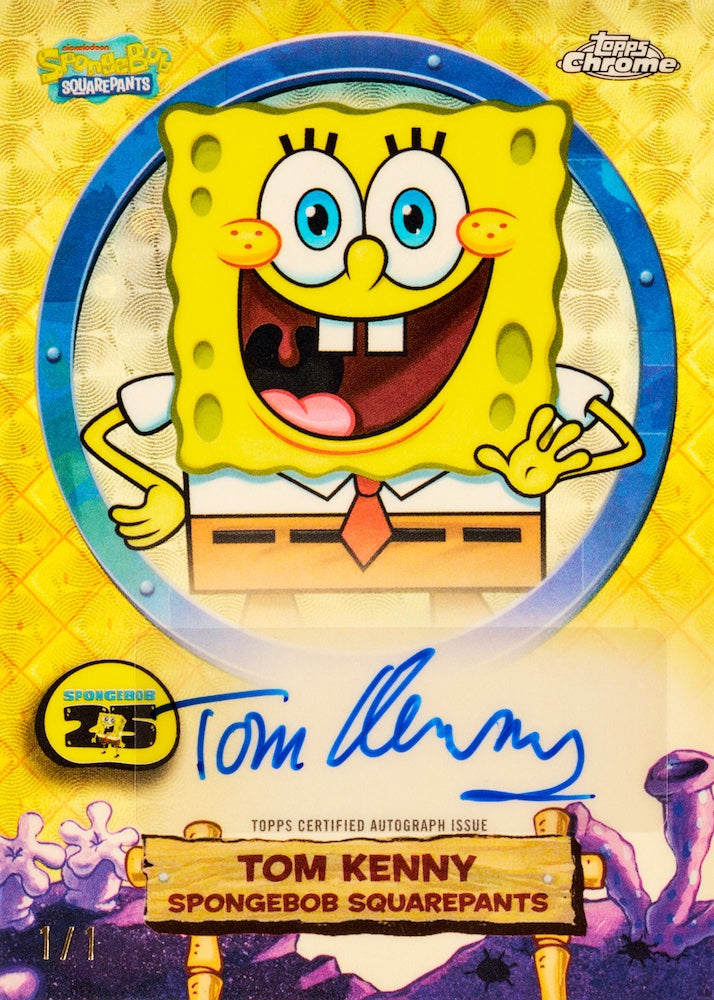 Topps Sponge Bob Square Pants Chrome Hobby Box 2025