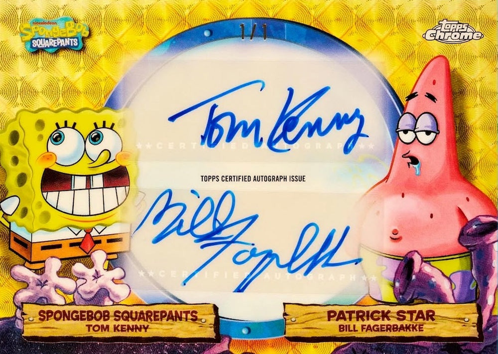 Topps Sponge Bob Square Pants Chrome Hobby Box 2025