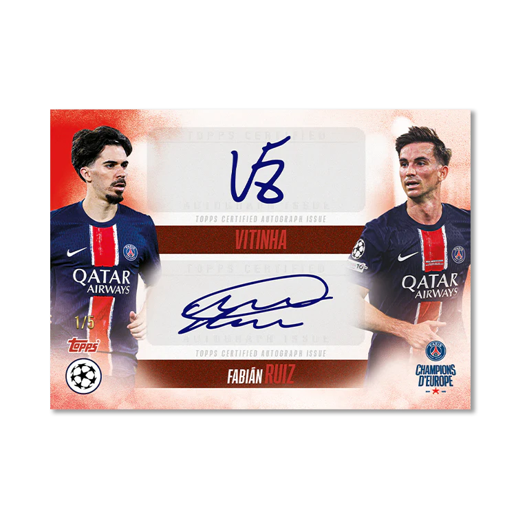 Topps Paris Saint-Germain: Champions d'Europe 2025